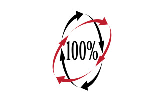 100 persent icon symbol logo version v29