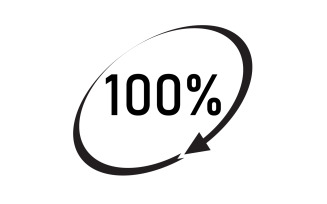 100 persent icon symbol logo version v51