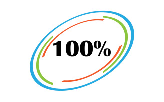 100 persent icon symbol logo version v63