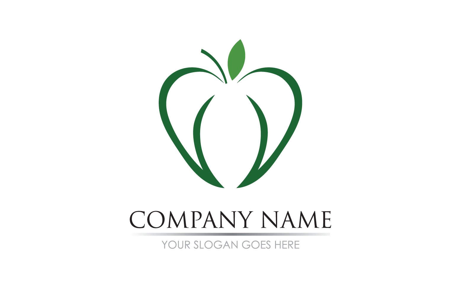 Template #391437 Fruit Apple Webdesign Template - Logo template Preview