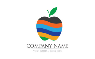 Apple fruits icon symbol logo version v63