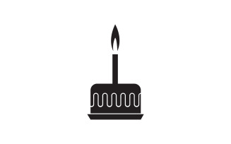 Birthday cake logo icon version v57