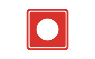 Dice game poxer logo icon template version v57