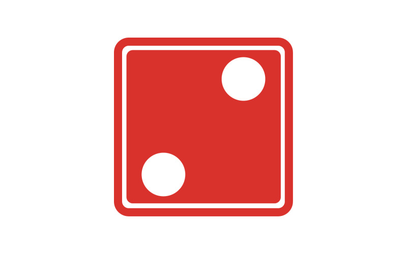 Dice game poxer logo icon template version v58 Logo Template