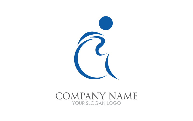 Difabel logo icon template version v14 Logo Template