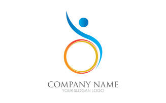 Difabel logo icon template version v1