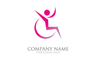 Difabel logo icon template version v21