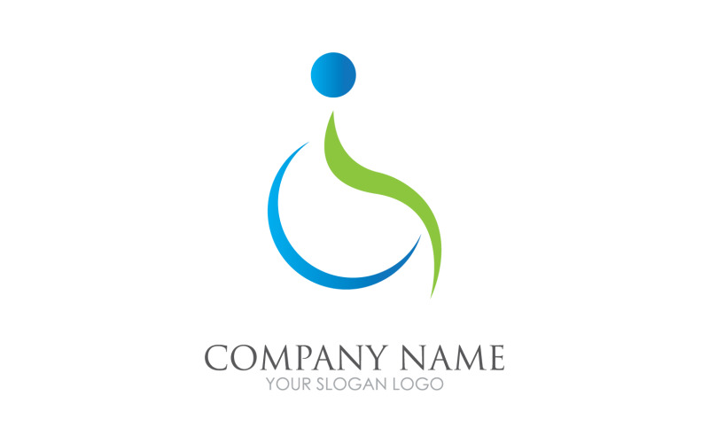 Difabel logo icon template version v3 Logo Template