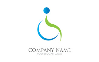 Difabel logo icon template version v3