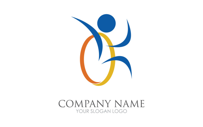 Difabel logo icon template version v40 Logo Template