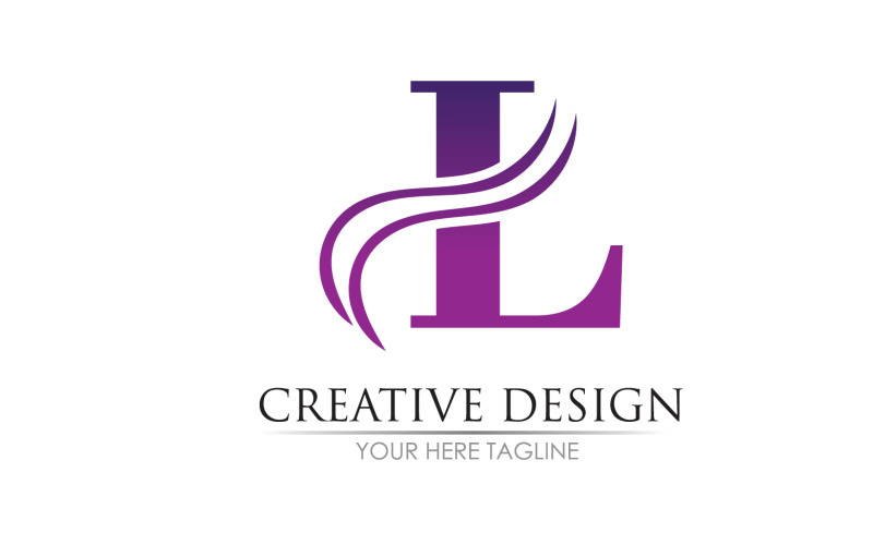 Letter L initial name logo vector v19 Logo Template