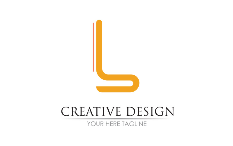 Letter L initial name logo vector v4 Logo Template