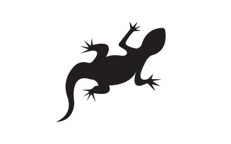 Lizard chameleon home lizard logo v1