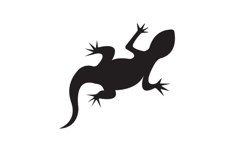 Lizard chameleon home lizard logo v1 Logo Template