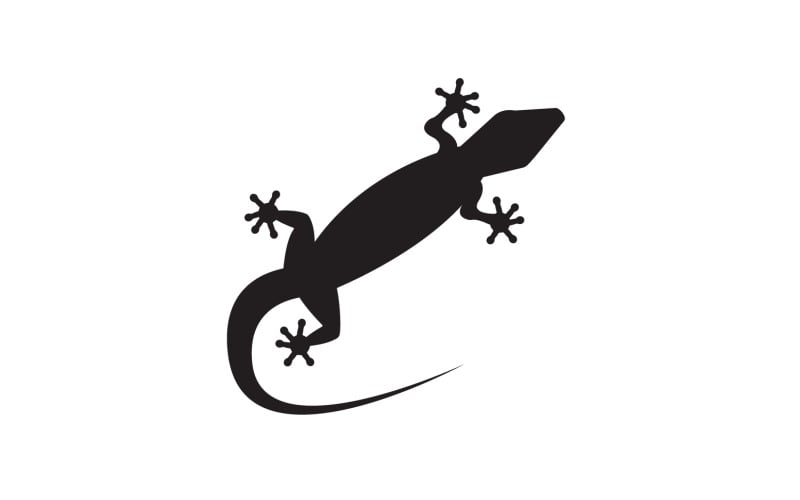 Lizard chameleon home lizard logo v23 Logo Template