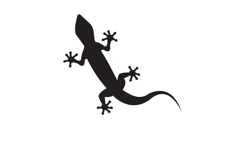 Lizard chameleon home lizard logo v25 Logo Template
