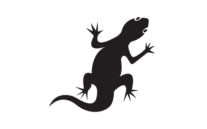 Lizard chameleon home lizard logo v2 Logo Template