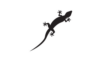Lizard chameleon home lizard logo v32