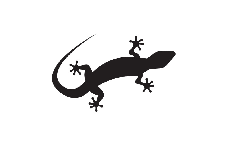Lizard chameleon home lizard logo v39 Logo Template