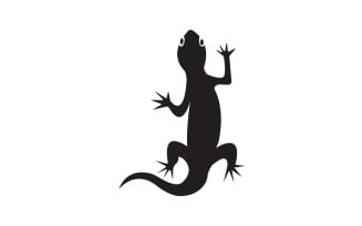 Lizard chameleon home lizard logo v3