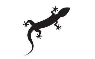 Lizard chameleon home lizard logo v49