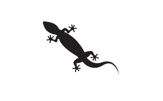 Lizard chameleon home lizard logo v50
