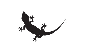Lizard chameleon home lizard logo v54