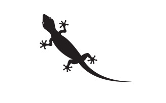 Lizard chameleon home lizard logo v63