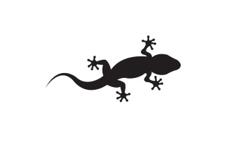 Lizard chameleon home lizard logo v6