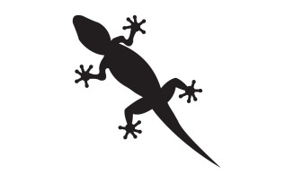 Lizard chameleon home lizard logo v7
