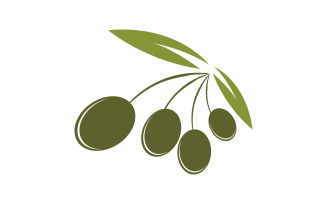 Oil olive icon template logo vector v17