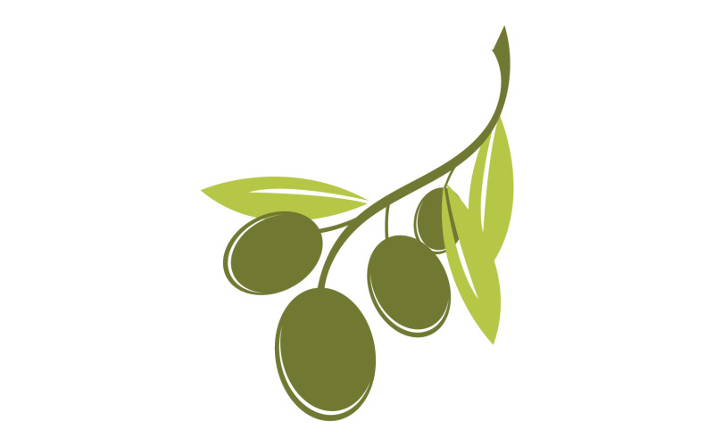 Oil olive icon template logo vector v33 Logo Template