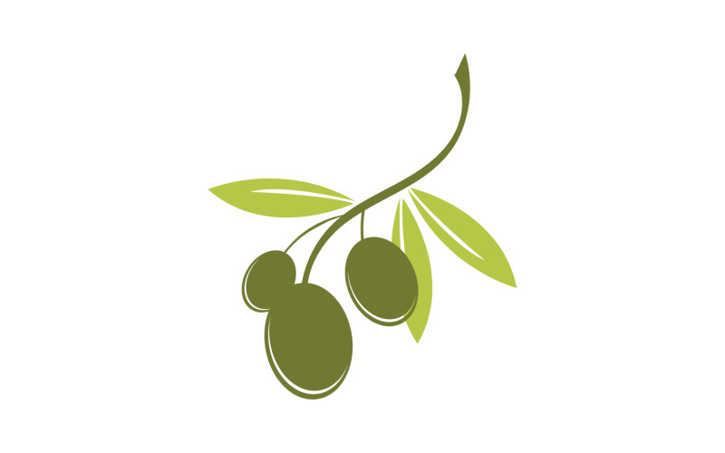 Oil olive icon template logo vector v5 Logo Template