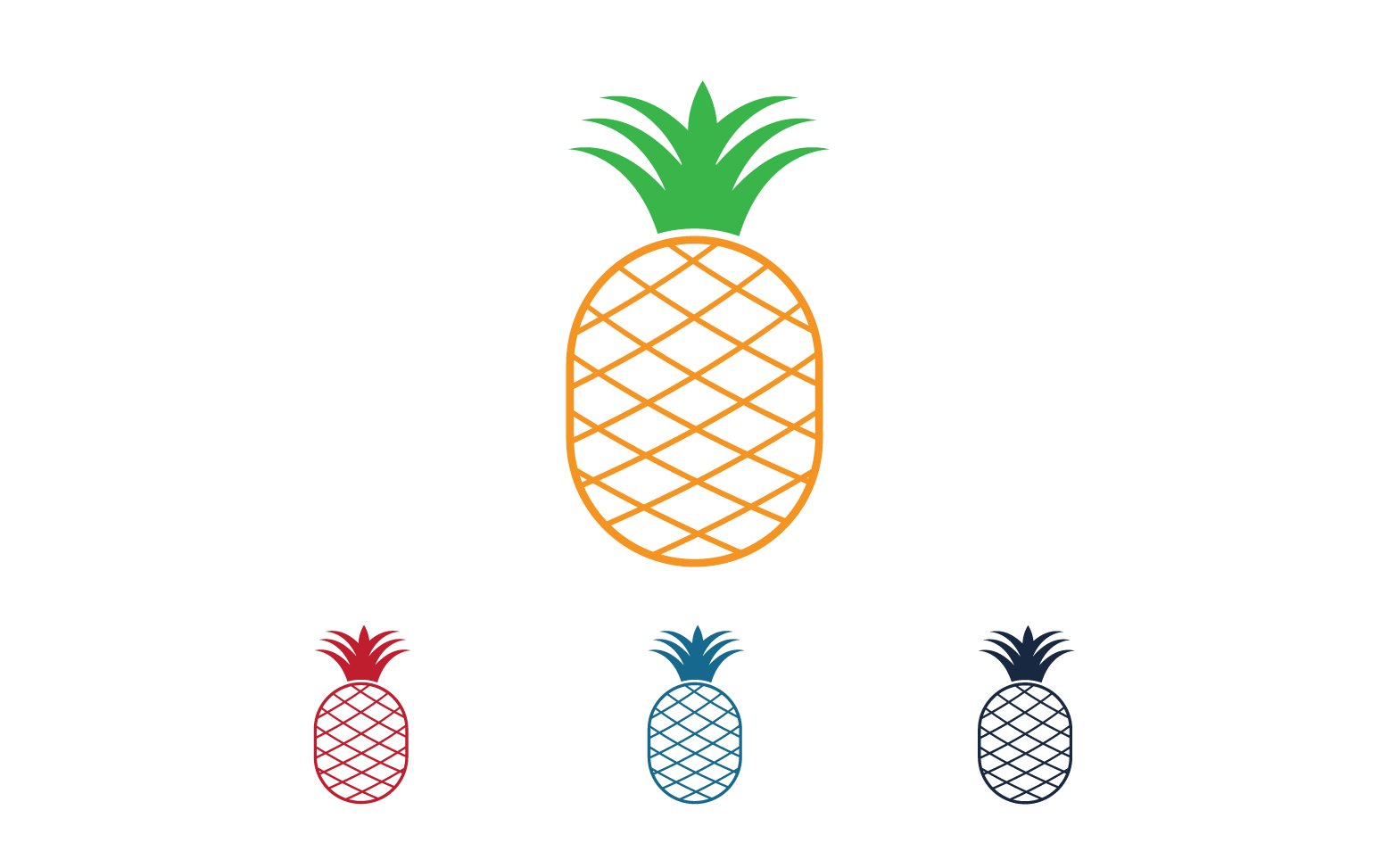 Kit Graphique #392235 Pineapple Fruit Divers Modles Web - Logo template Preview