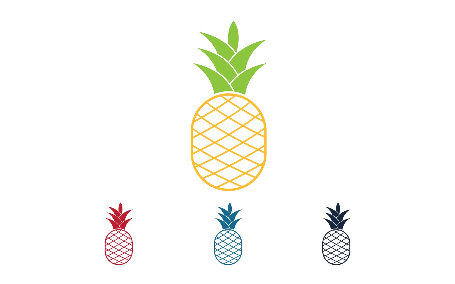 Kit Graphique #392240 Pineapple Fruit Divers Modles Web - Logo template Preview