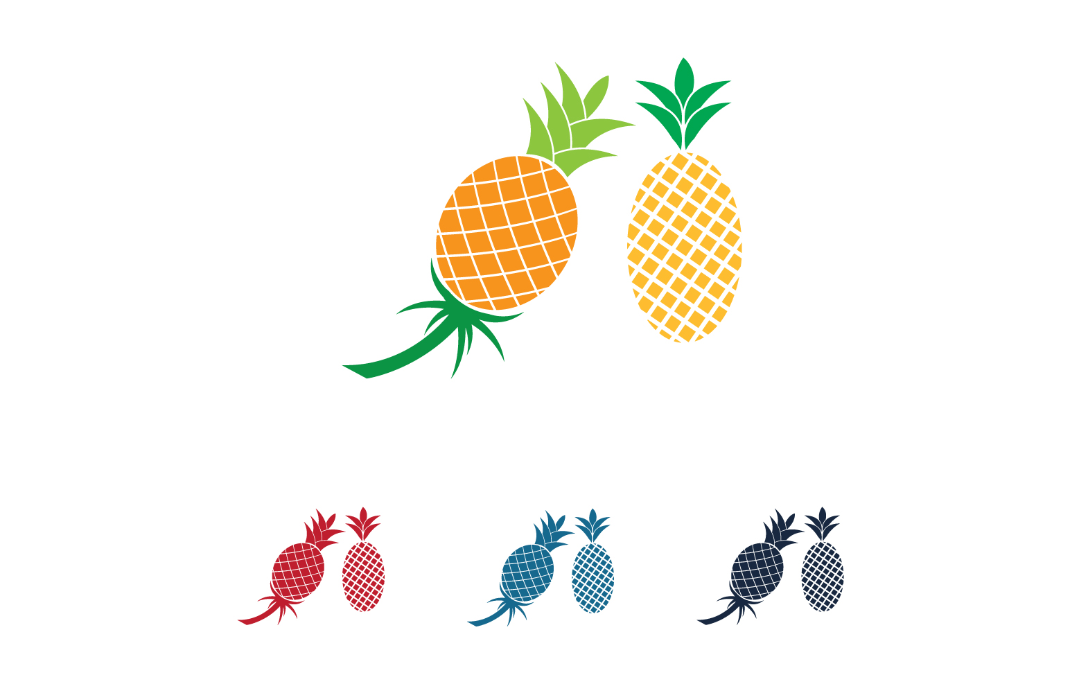 Kit Graphique #392289 Pineapple Fruit Divers Modles Web - Logo template Preview