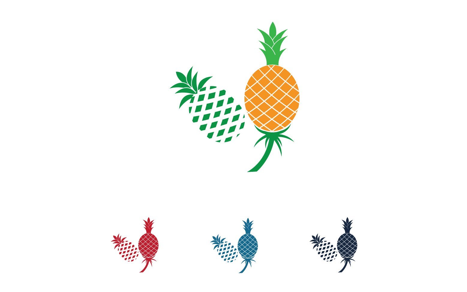Kit Graphique #392291 Pineapple Fruit Divers Modles Web - Logo template Preview