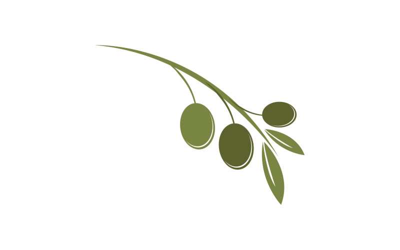 Oil olive icon template logo vector v30 Logo Template