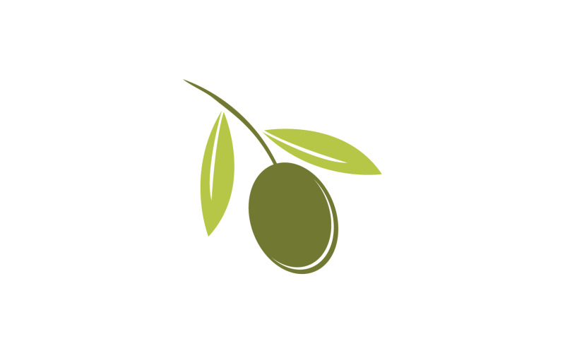 Oil olive icon template logo vector v36 Logo Template
