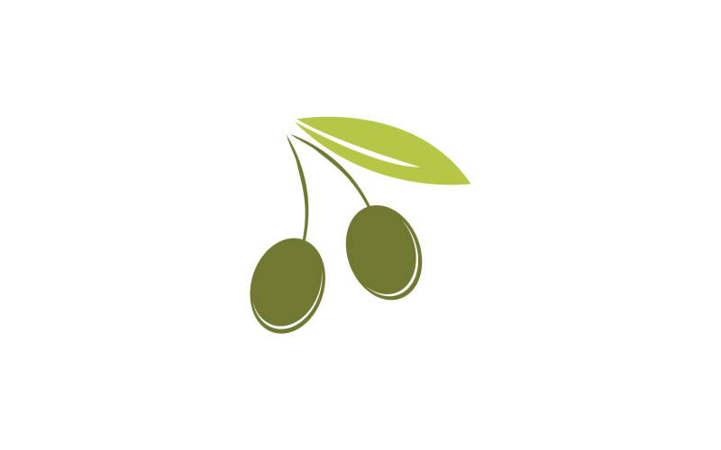 Oil olive icon template logo vector v40 Logo Template