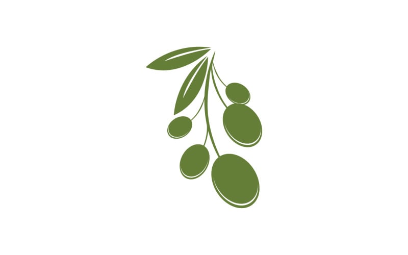 Oil olive icon template logo vector v44 Logo Template