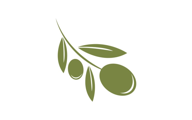 Oil olive icon template logo vector v60 Logo Template