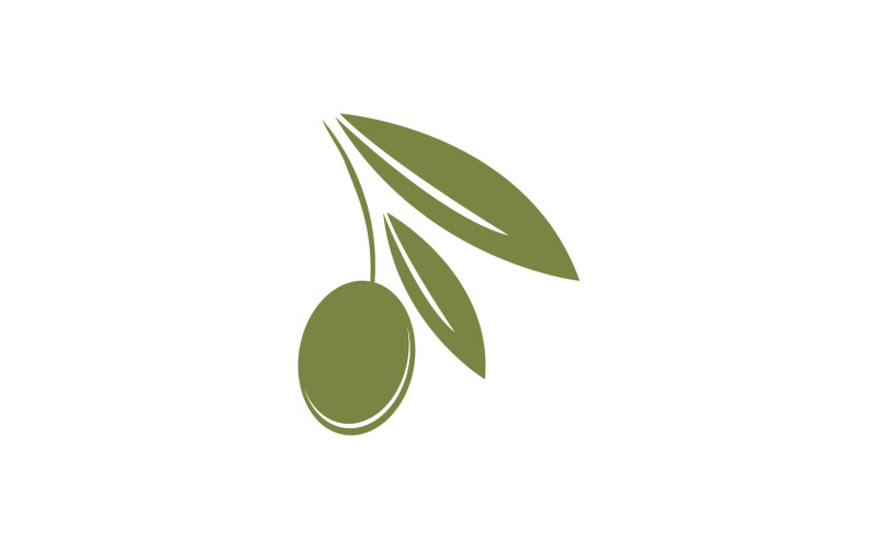 Oil olive icon template logo vector v64 Logo Template