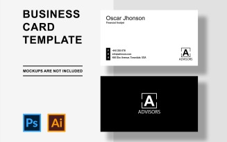 Business Card Template / PSD / AI