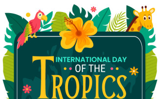 12 Day of the Tropics Illustration