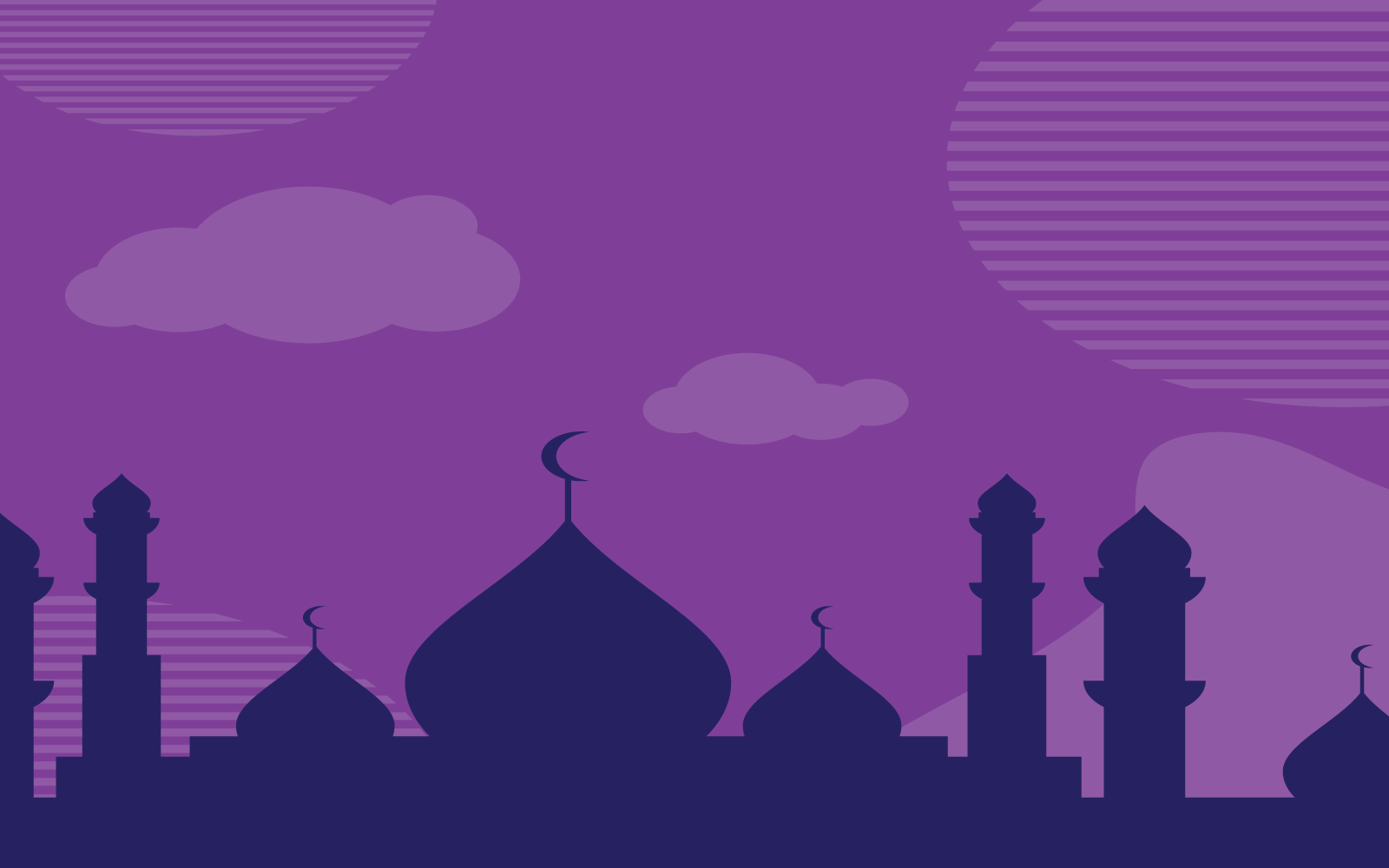 Ramadhan kareem logo vector illustration template