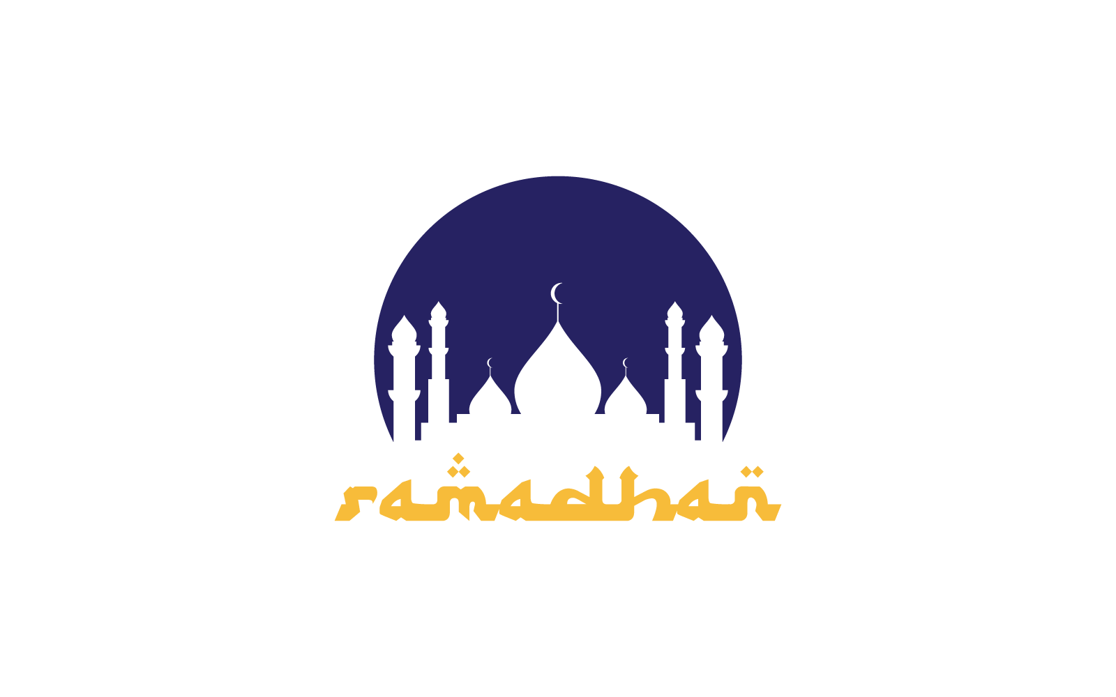 Ramadhan kareem poster banner or wallpaper template Logo Template