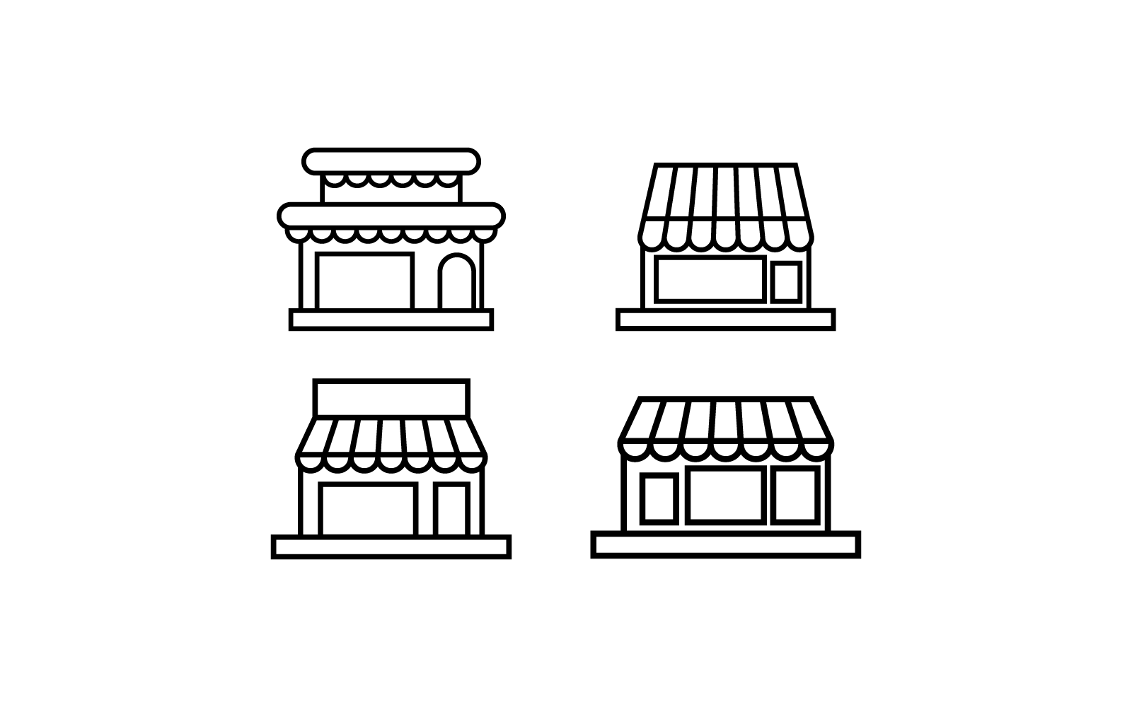 Store logo vector design template