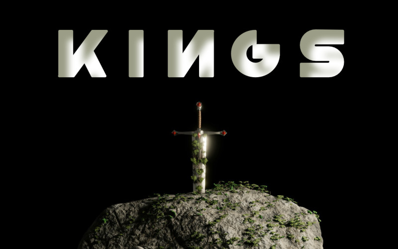 Fear Kings text effect design Logo Template
