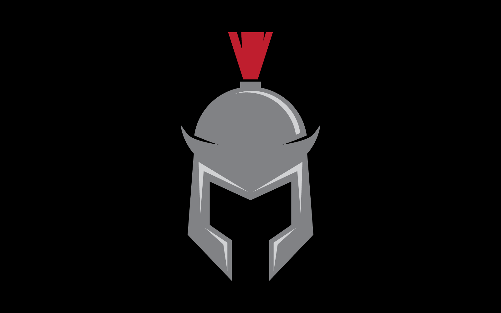 Projekt ilustracji logo spartańskiego gladiatora